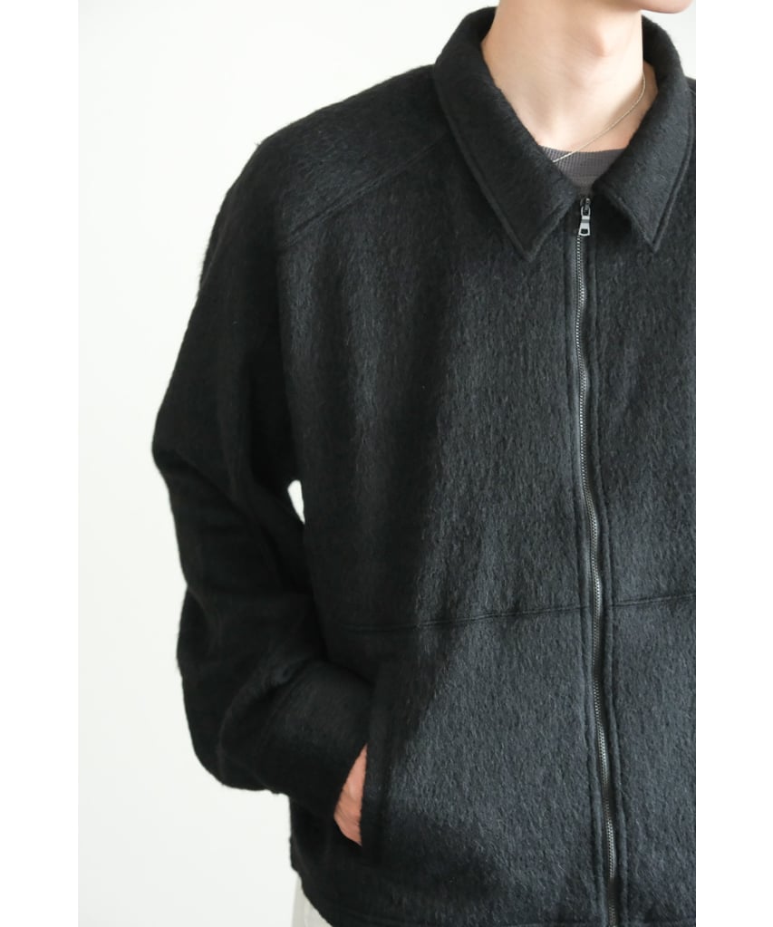 ANCELLM SHAGGY ZIP UP SHIRT | MusterWerk Sud.