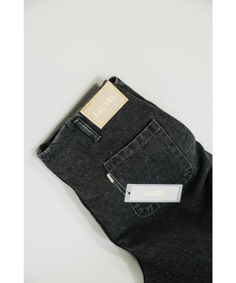 FAUVES Ex. 710 EXTRAS (Wide leg) "FADE BLACK"