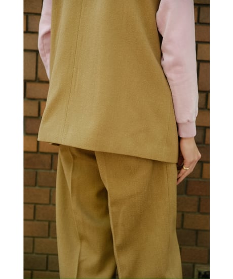 Gorsch "Limited" Vintage Serge Wool 2 Tuck Wide Trouser