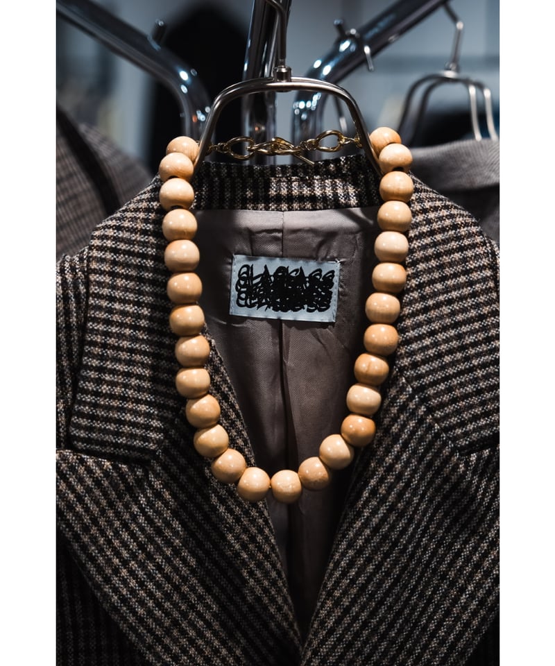 m’s braque エムズブラックWood Necklace ウッドネックレス m's braque WOODS&METALS NECKLACE | MusterWerk Sud.