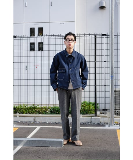 FAUVES "Exclusive" CARPENTER SHORT JACKET - DENIM-
