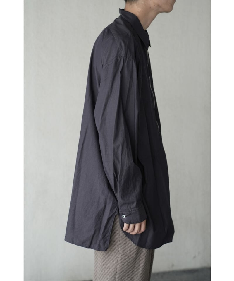 blurhms Chambray Half-zip Shirts | MusterWerk Sud.