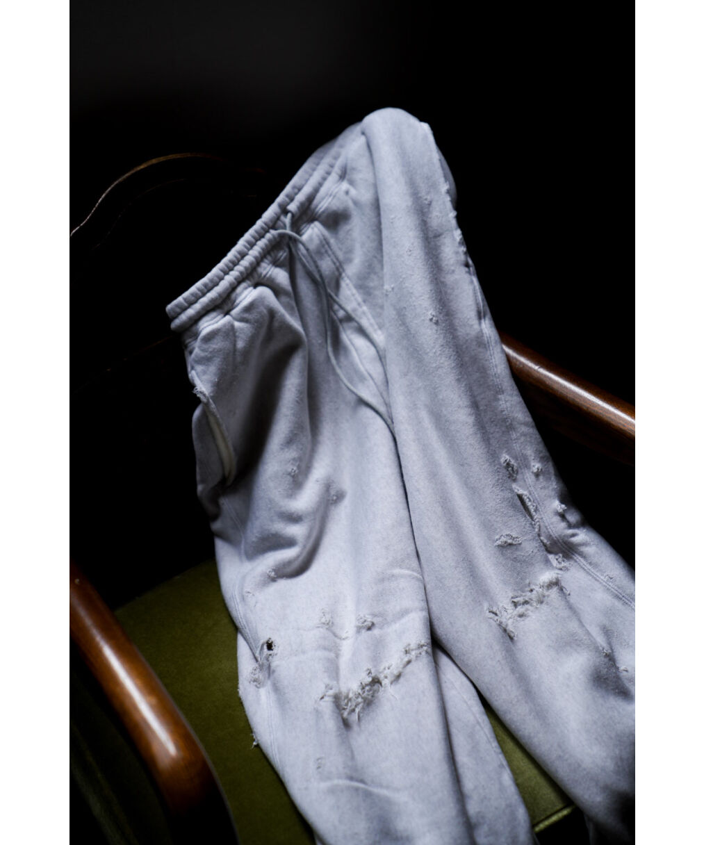 ANCELLM CRASH SWEAT LAYERED PANTS | MusterWerk ANCELLM CRASH SWEAT LAYERED PANTS | MusterWerk