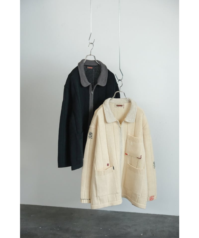 obafer WOOL ZIP REPAIR JACKET | MusterWerk Sud.