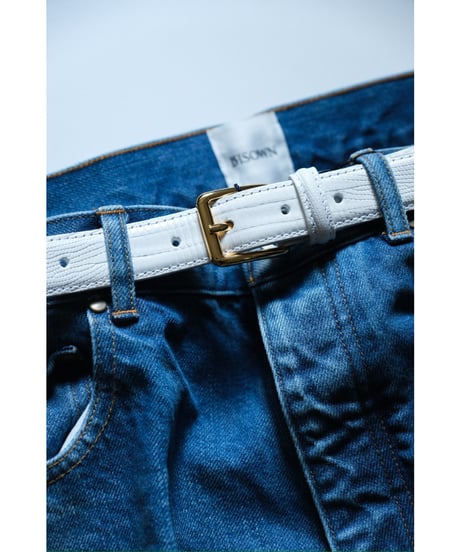 Anderson's "Exclusive" DRESS BELT - LIZARD Embossed -