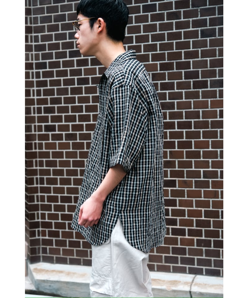 ULTERIOR W/L CHECKED SKIPPER SHIRT | MusterWerk