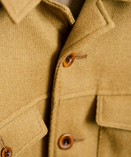 Gorsch "Limited" Vintage Serge Wool Cropped Jacket