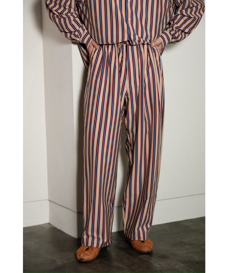KANEMASA PHIL. 46G Easy Stripe Pants | MusterWe