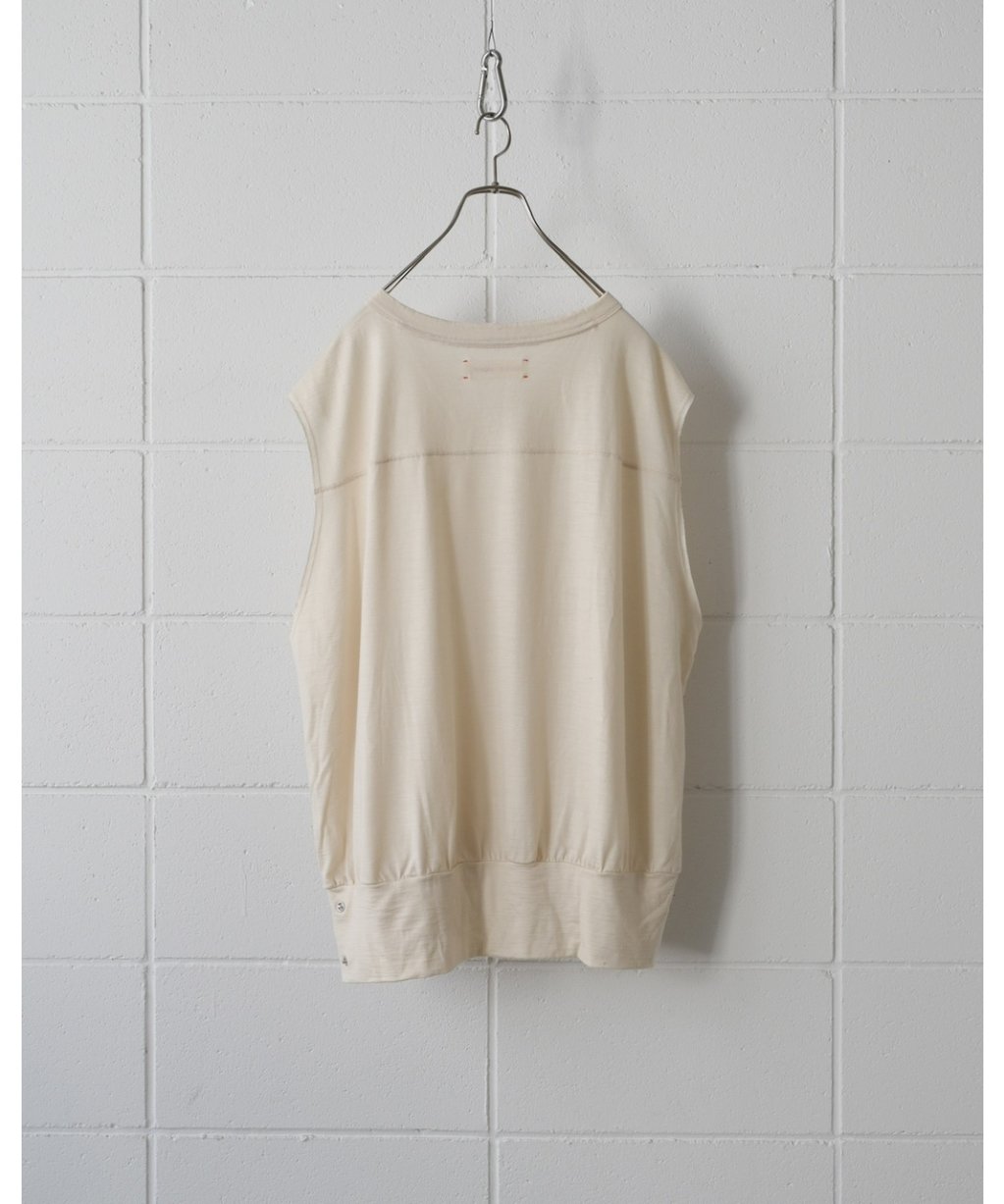 トップス barbell object s bo top (loose) / ecru barbell object / s bo top - loose(ECRU)通販サイト - 京都