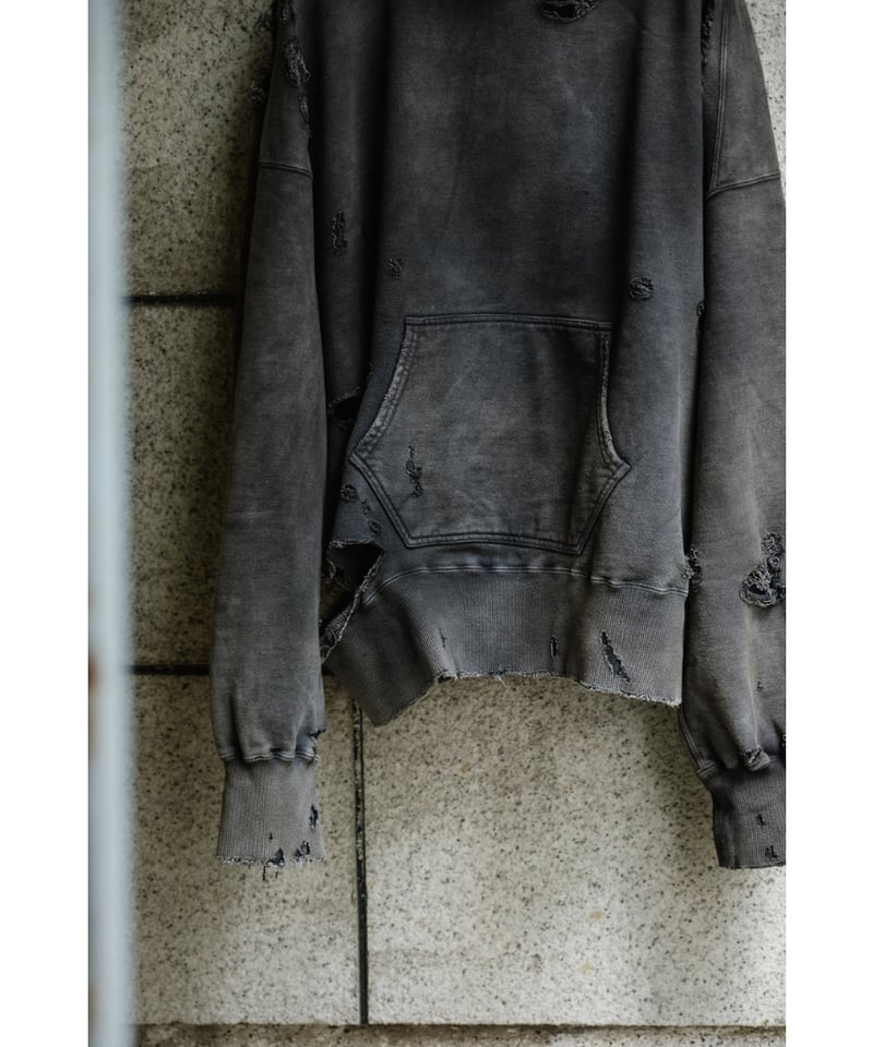 ANCELLM AGING CRASH HOODIE | MusterWerk Sud. ANCELLM AGING CRASH HOODIE | MusterWerk Sud.