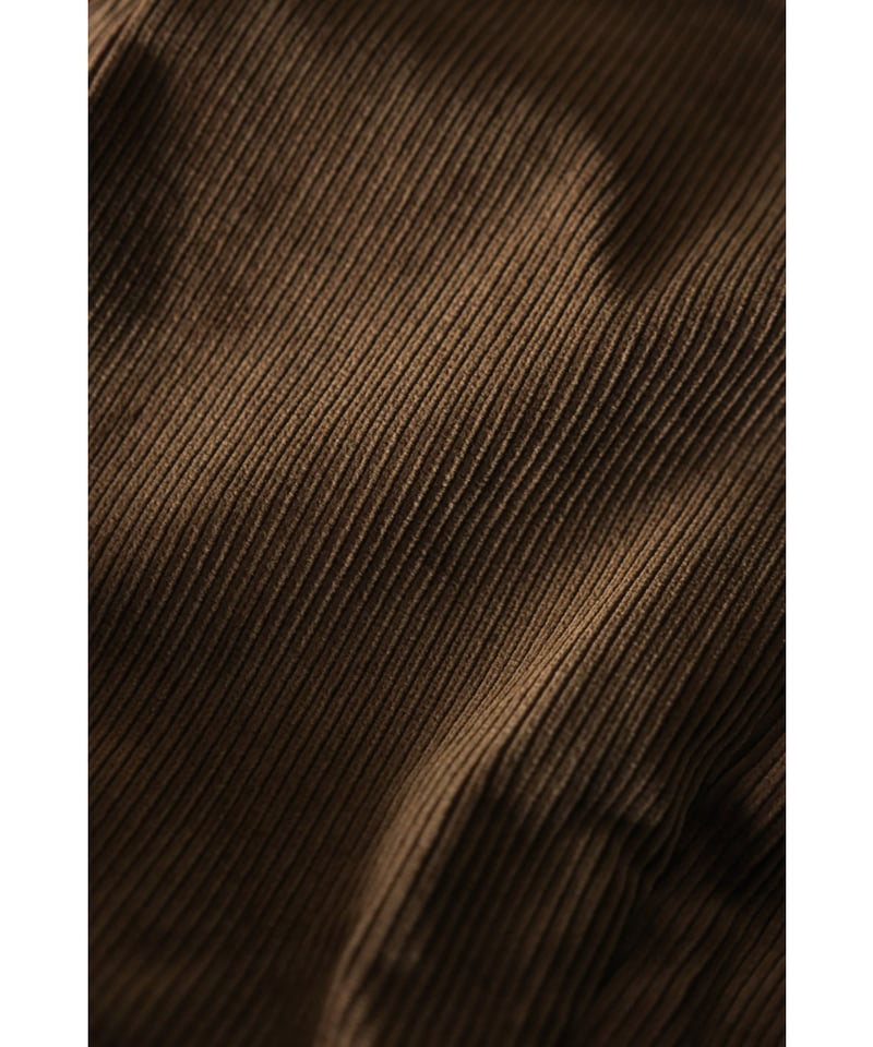 BISOWN CORDUROY 2TUCK WIDE TROUSERS | MusterWer