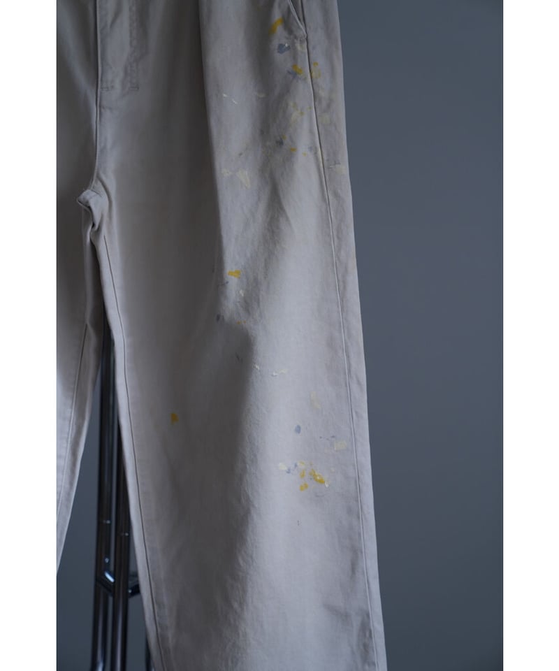 パンツ ancellm PAINT CHINO TROUSERS(GRAY) 3 PAINT CHINO TROUSERS(GRAY) – ANCELLM