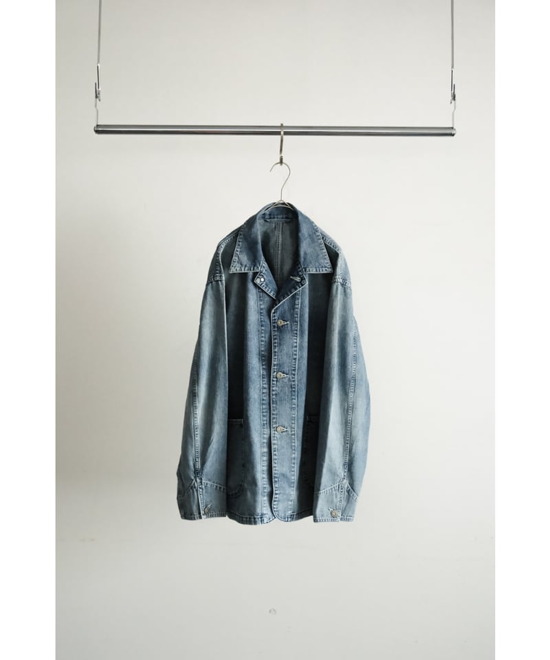 ULTERIOR FADED LIGHT DENIM COVERALL | MusterWer