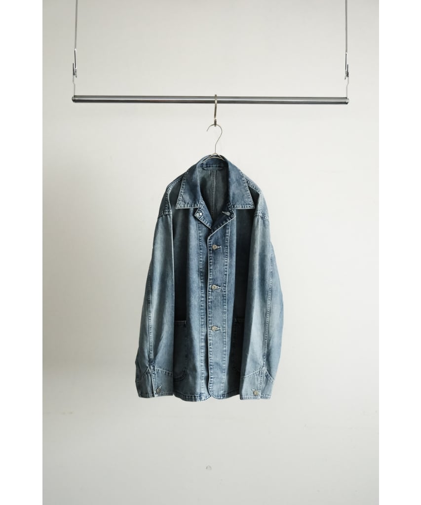ULTERIOR FADED LIGHT DENIM COVERALL | MusterWer