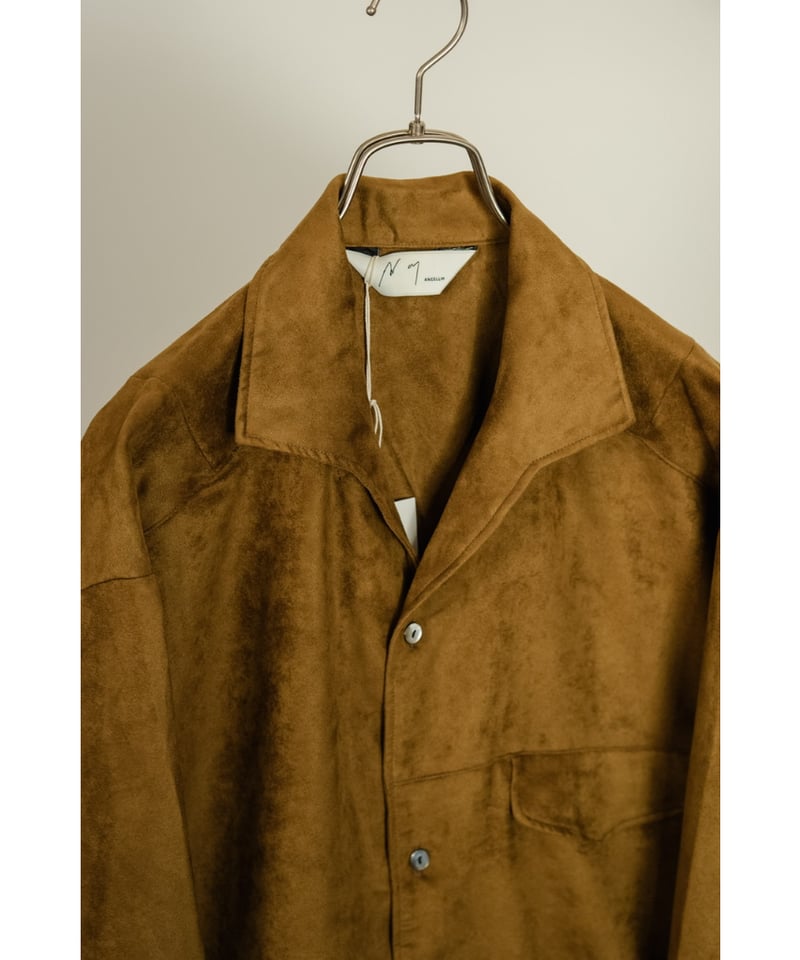 ANCELLM VEGAN SUEDE SHIRT JACKET | MusterWerk Sud. ANCELLM VEGAN SUEDE SHIRT JACKET | MusterWerk Sud.