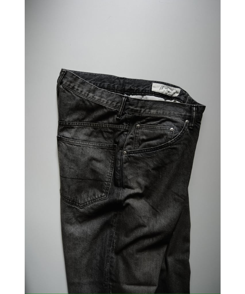 ANCELLM AGING STRAIGHT 5P DENIM PANTS | MusterW