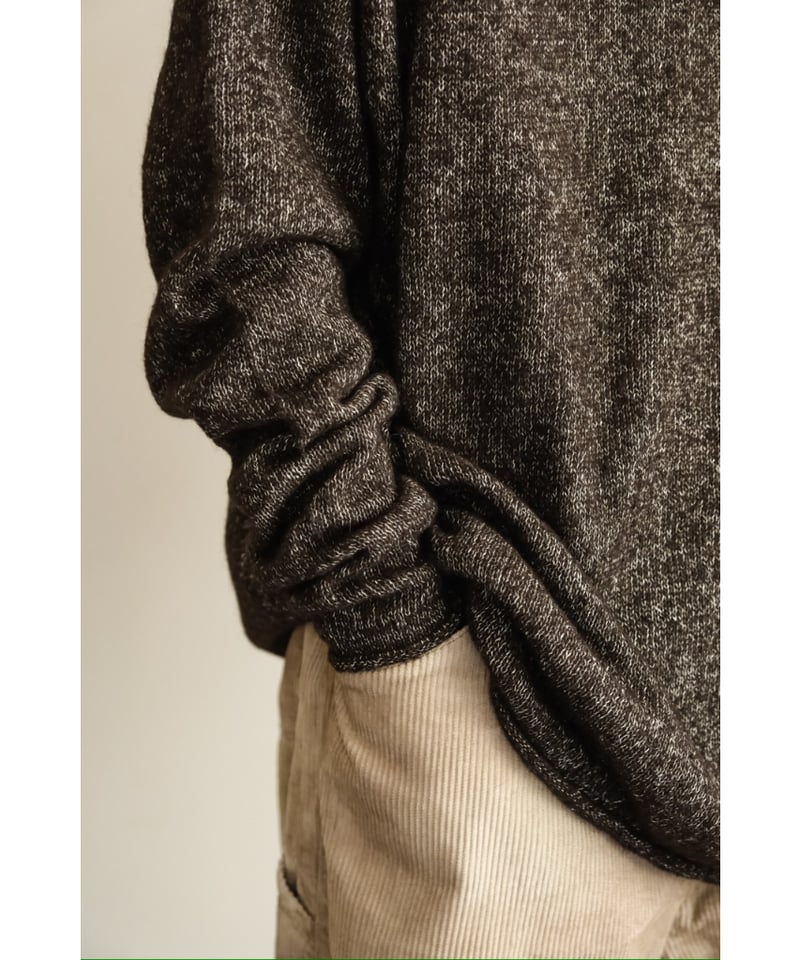 POSTELEGANT Baby Llama Hemp knit Pull-Over | Mu