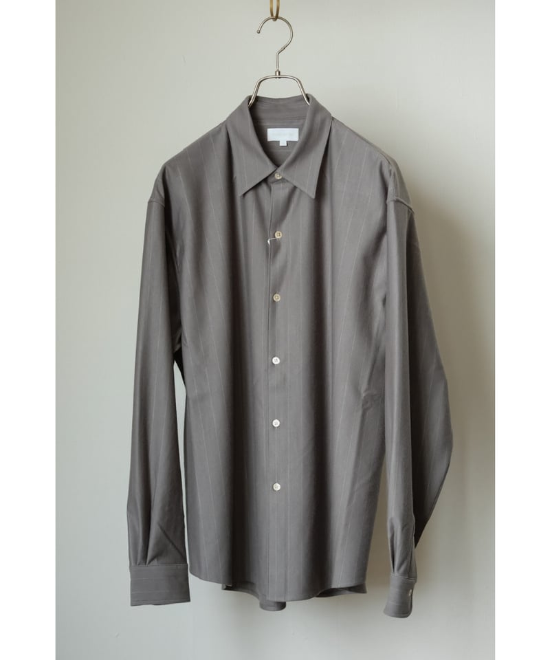 KANEMASA PHIL. 36G Ideal Wool Stripe Shirt | Mu