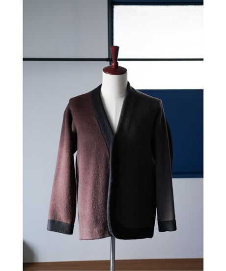 m's braque SOFT SEAM ASSYMETRY NO COLLAR JACKET