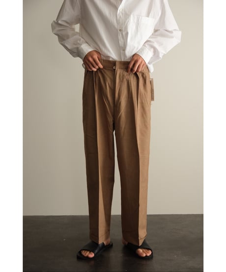 USED Cotton Glen Check Slacks