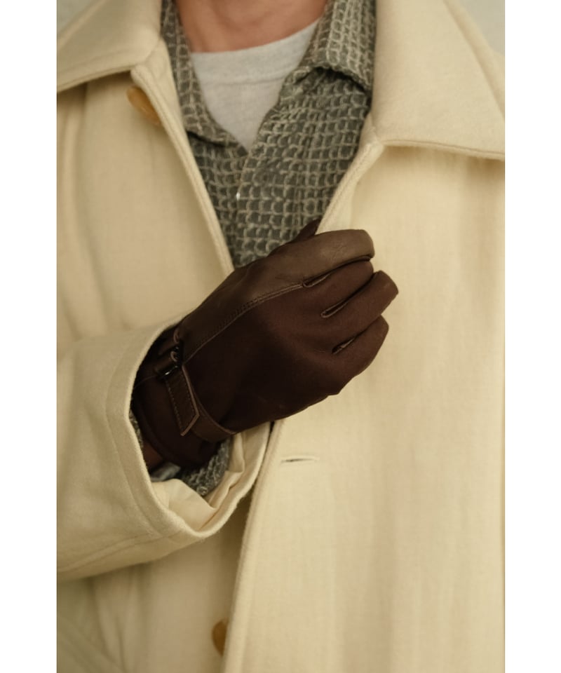 post production レザーグローブ Post Production ポストプロダクション/ Mil-Gloves/ ブラック