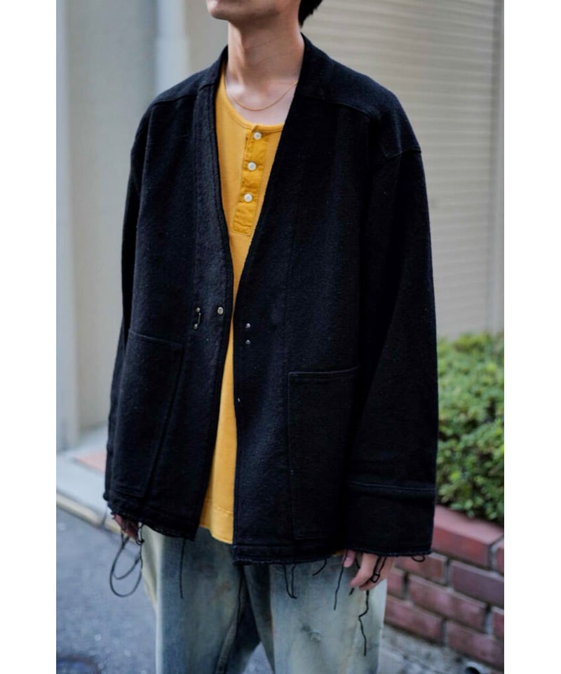 ANCELLM W/S COLLARLESS JACKET | MusterWerk Sud. ANCELLM W/S COLLARLESS JACKET | MusterWerk Sud.