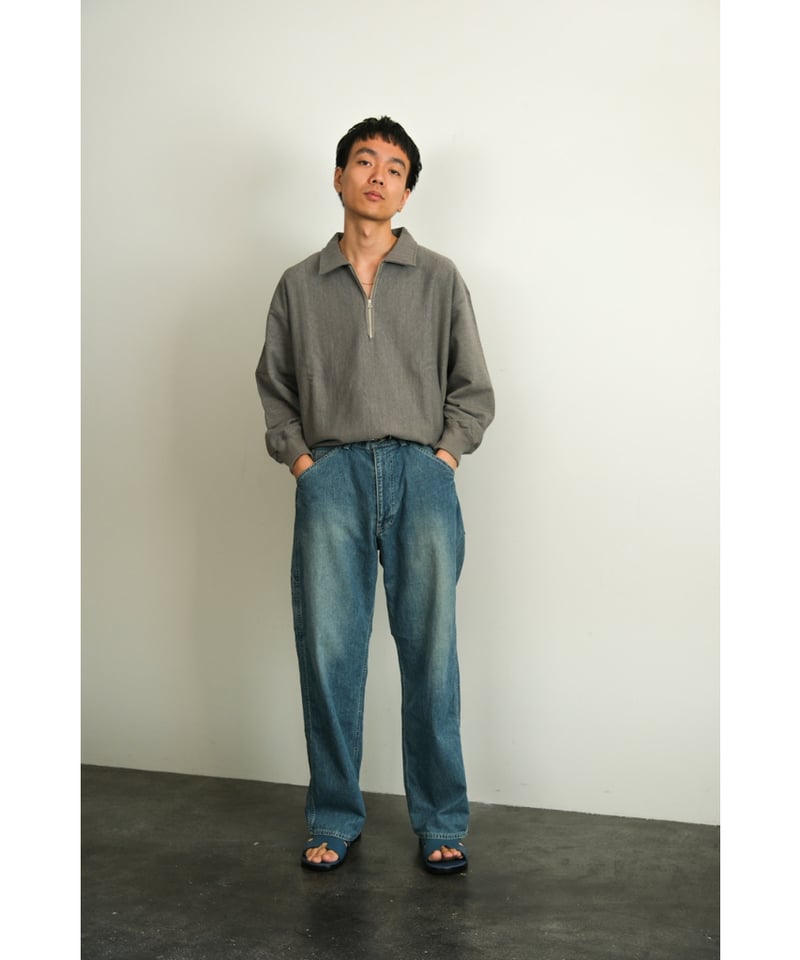 ULTERIOR 25AW ／ DENIM PAINTER PANTS ULTERIOR/アルテリア】VINTAGE FADED LIGHT DENIM PAINTER PANTS