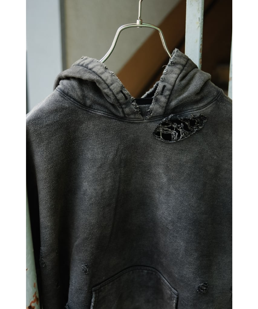 ANCELLM AGING CRASH HOODIE | MusterWerk Sud