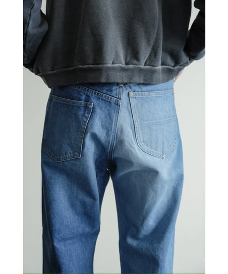 The DUFFER N NEPHEWS SPLIT DENIM PANTS