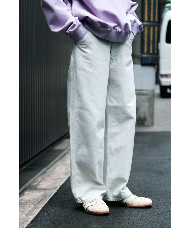 ENCOMING FADED DENIM TROUSER | MusterWerk Sud