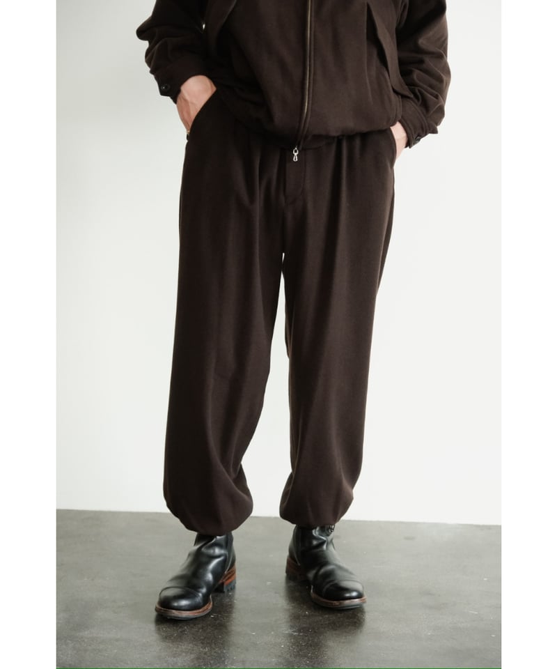 ULTERIOR BRUSHED SOFT FLANNEL TRACK PANTS | Mus