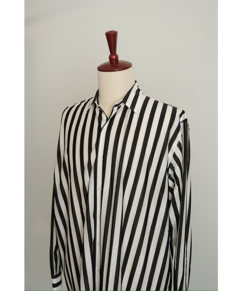 KANEMASA PHIL. 46G Atmosphere Stripe L/S Shirt 