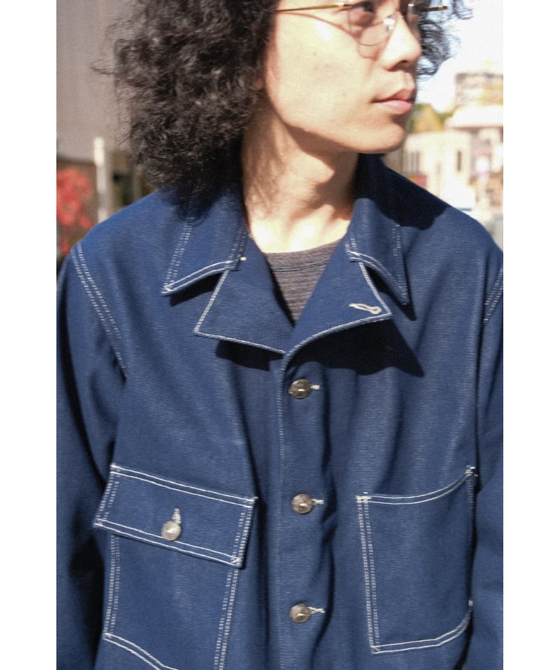ジャケット・アウター FAUVES CARPENTER SHORT JACKET - DENIM
