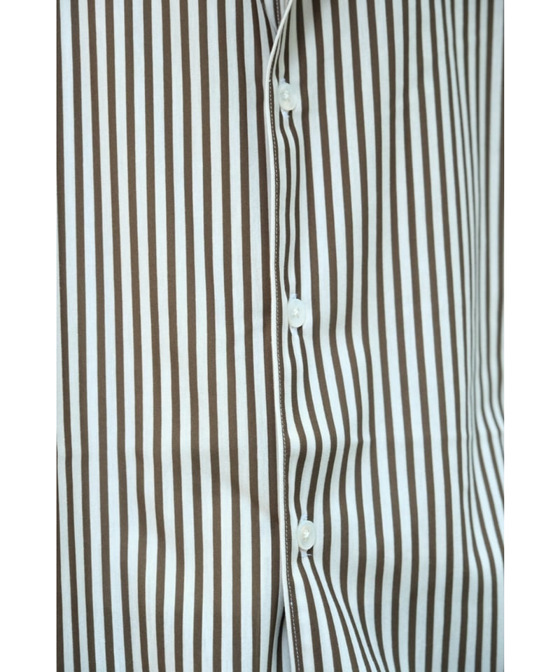 トップス KANEMASA PHIL Atmosphere Stripe Shirt KANEMASA PHIL / 46G Atmosphere Stripe S/S Shirt – Tree and