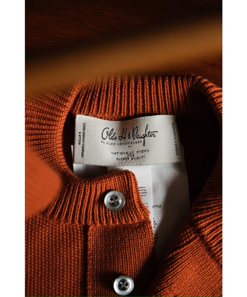 トップス Olde H&Daughter WOOSTED WOOL DSKNIT Olde H & Daughter 