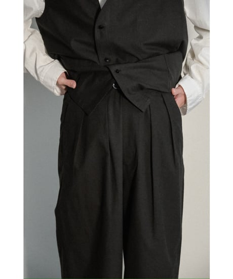m's braque "Limited" TUCKED BAGGY PANTS