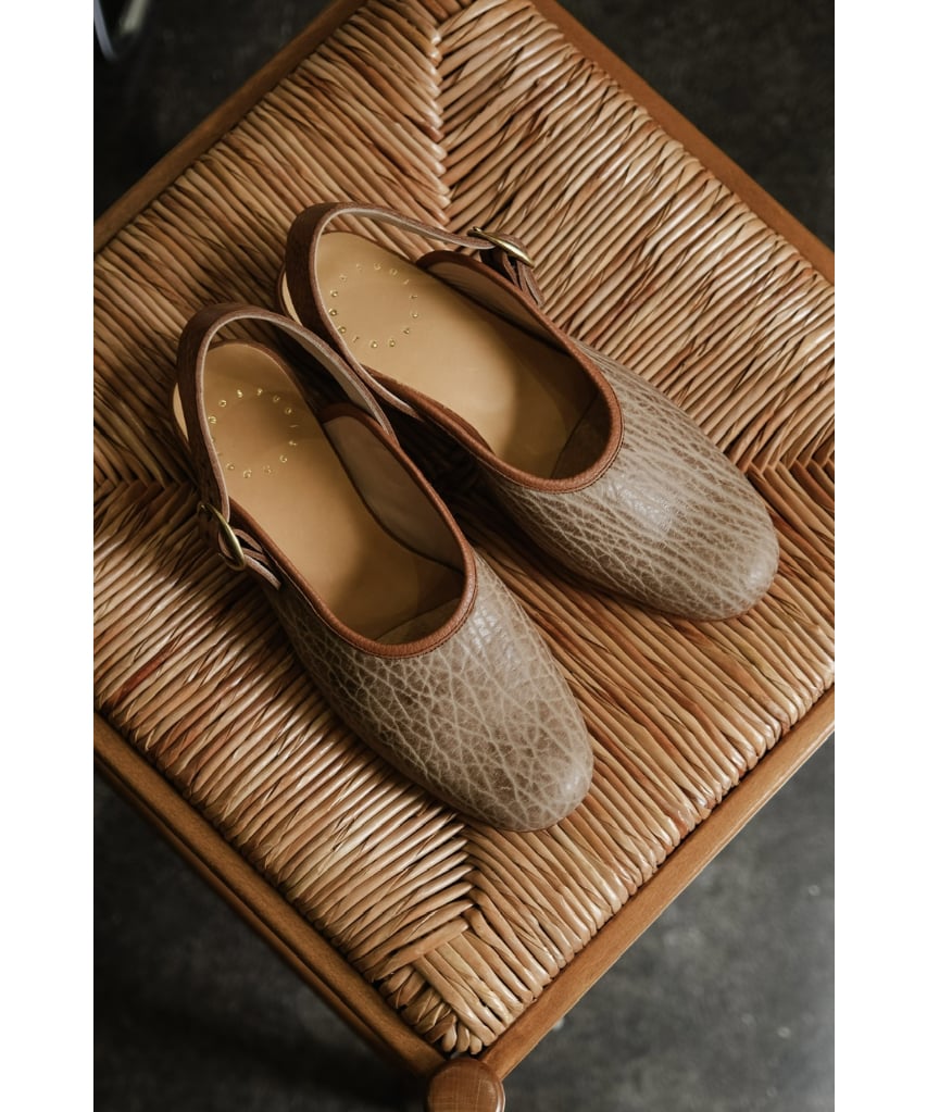 <新品>Post Production FACE Sandals MESH Post Production Face Sandal (Mesh Hand dyed cow)*SD#IT