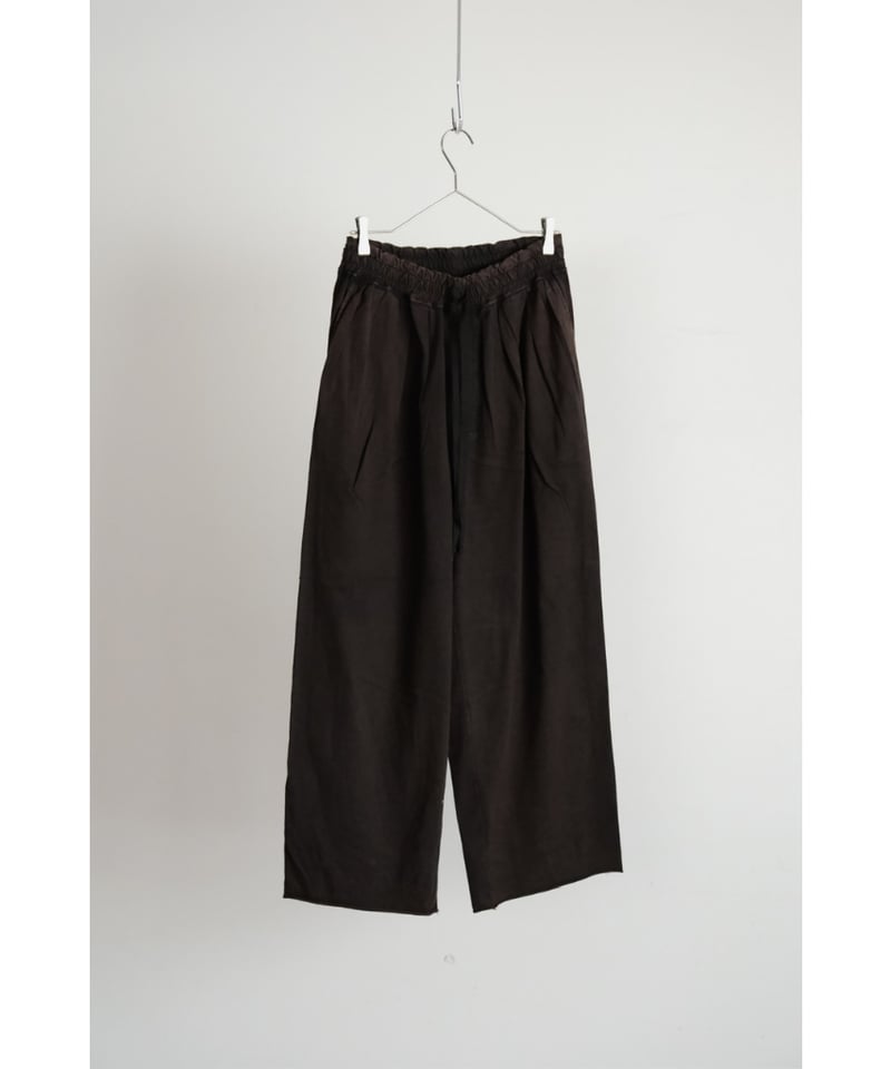 ANCELLM DRAPE WIDE EASY CUT SLACKS | MusterWerk
