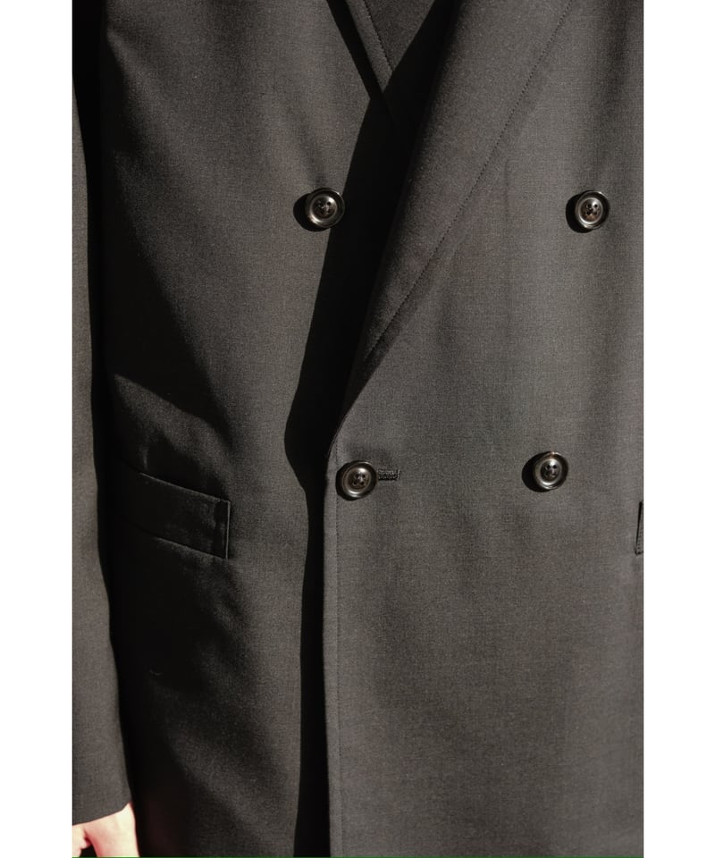 ULTERIOR SUPER FINE WOOL TROPICAL DB JKT | Must ULTERIOR SUPER FINE WOOL TROPICAL DB JKT | Must