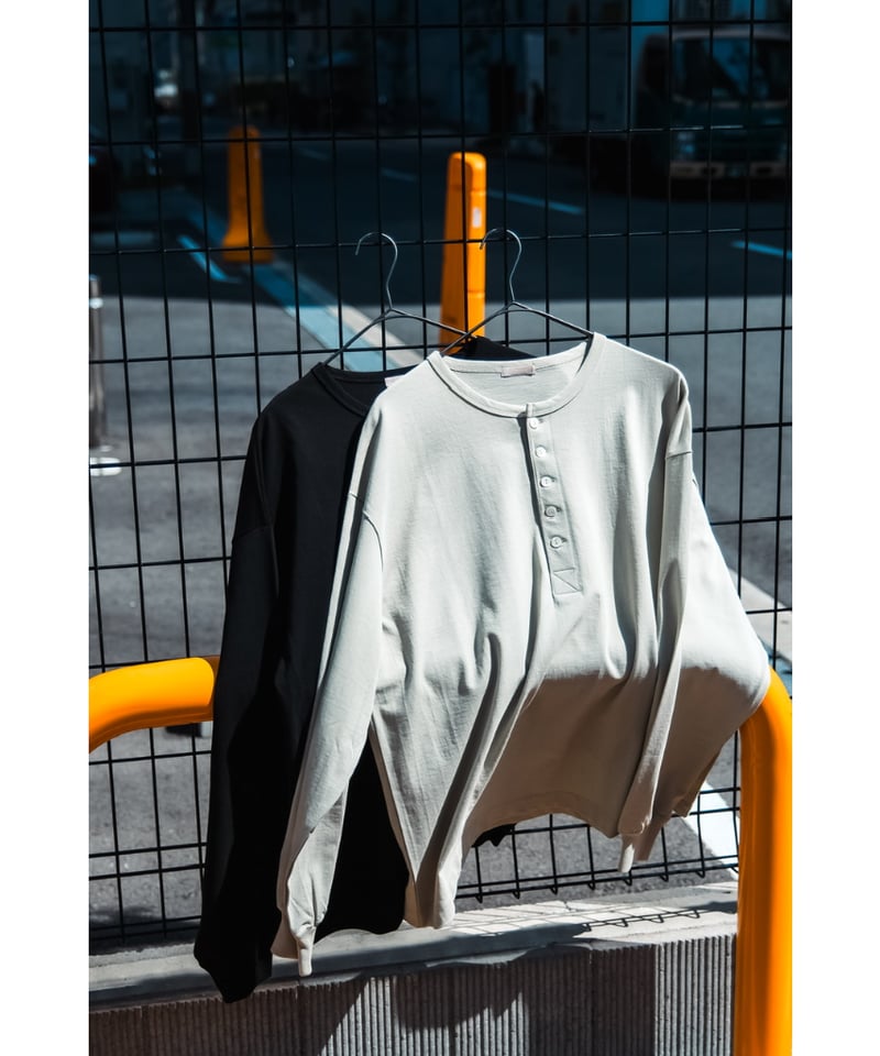 ULTERIOR TWISTED TENJIKU HENLEY NECK | MusterWe ULTERIOR TWISTED TENJIKU HENLEY NECK | MusterWe