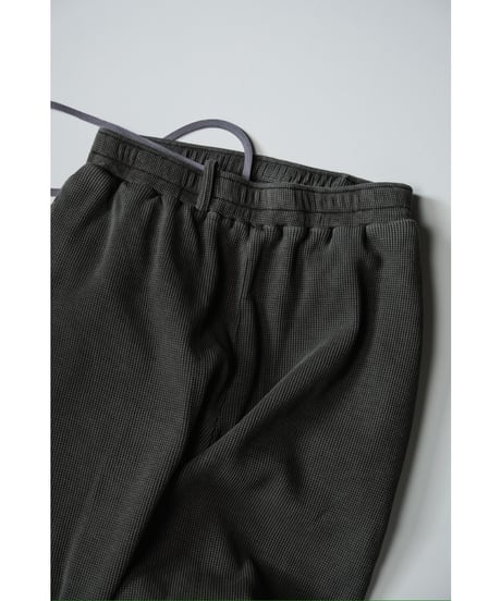 KANEMASA PHIL. 18G Heavy Weight Garment Dye Waffle Pants