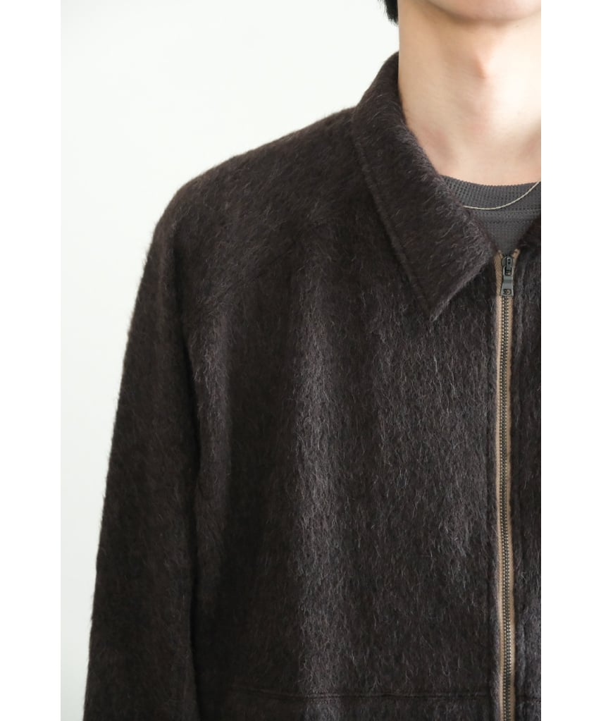 ANCELLM SHAGGY ZIP UP SHIRT | MusterWerk Sud.