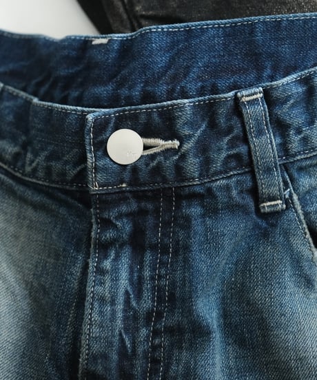 ANCELLM DENIM PAINTER SHORTS