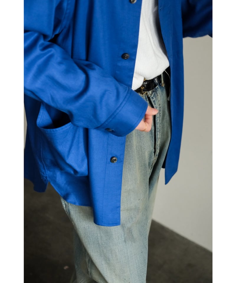 ULTERIOR RAYON LINEN TWILL WORK SH-JKT | Muster