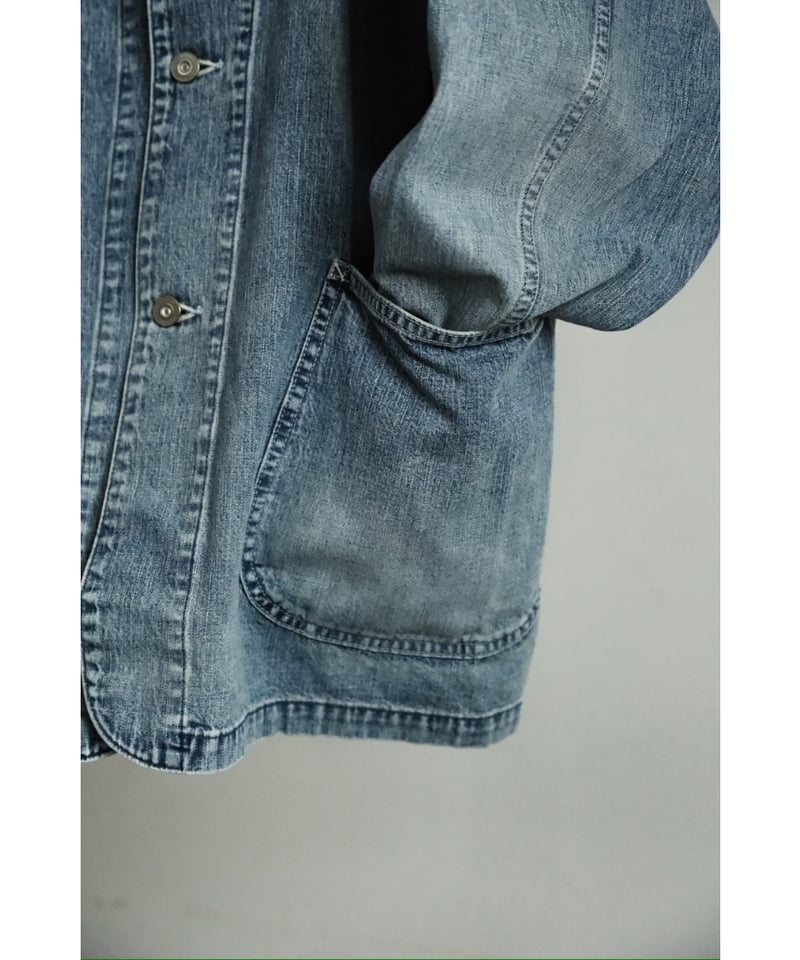 ULTERIOR FADED LIGHT DENIM COVERALL | MusterWer