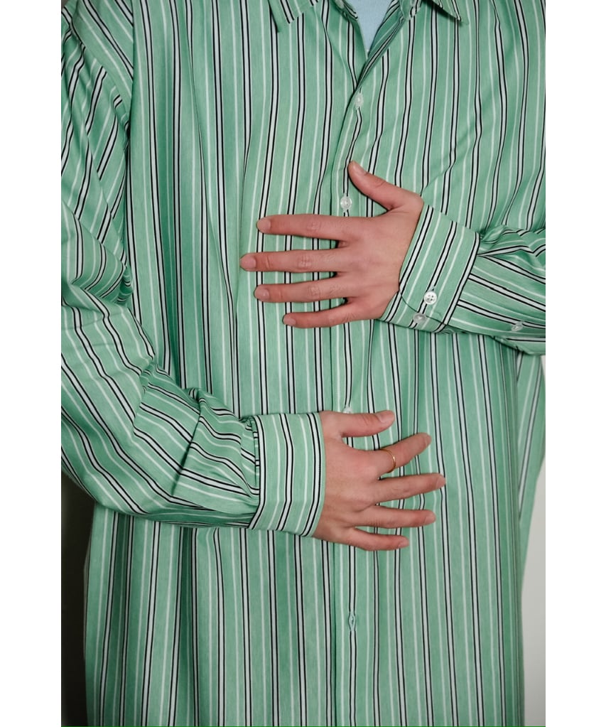 KANEMASA PHIL. 46G Atmosphere Stripe L/S Shirt