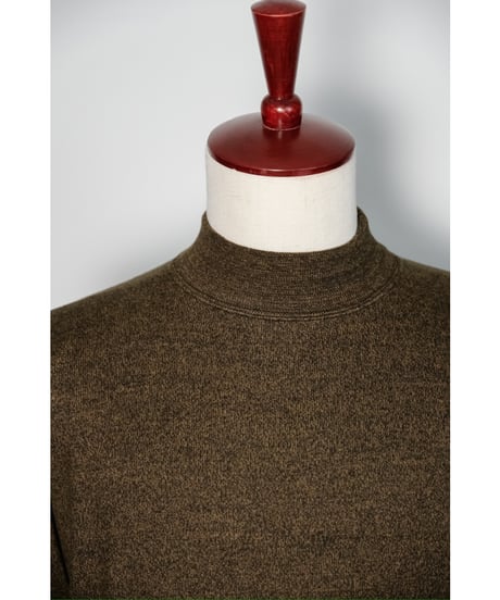 Olde Homesteader RUSTIC JERSEY BOTTOLE NECK SWEATER