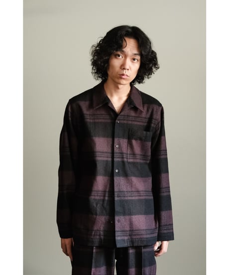 POSTELEGANT Cotton Wool Pajama Shirt
