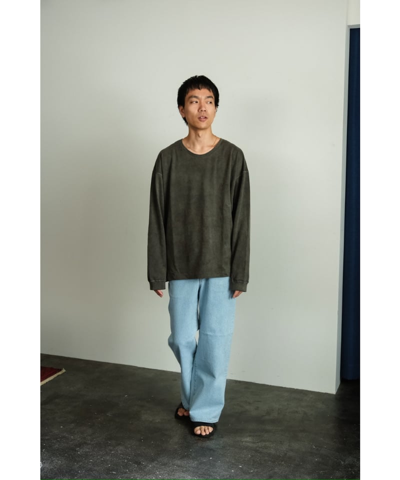 トップス 25SS ancellm UNEVENNESS LS T-SHIRT トップス 25SS ancellm UNEVENNESS LS T-SHIRT トップス 25SS