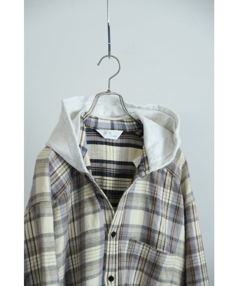 ANCELLM NEL CHECK HOODIE SHIRT | MusterWerk Sud.